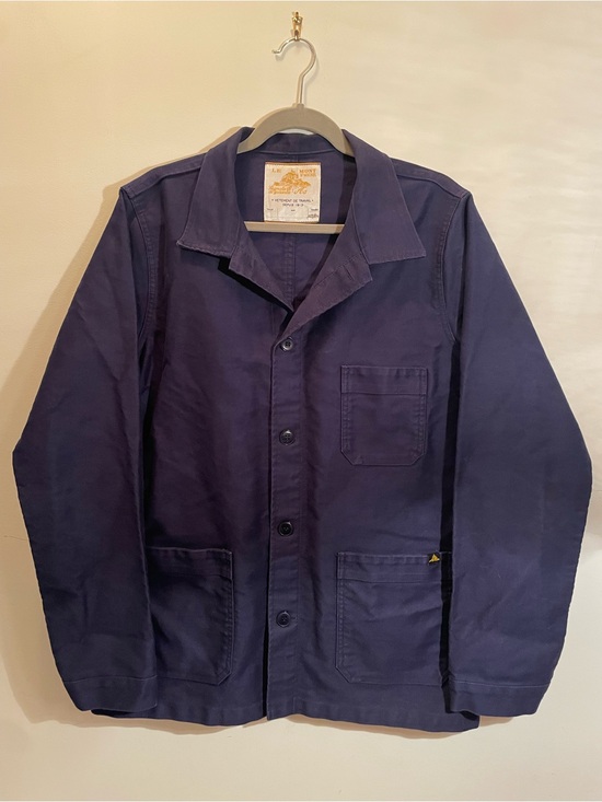 Le Mont Saint-Michel Other - Le Mont Saint-Michel Chore Coat - French Blue - Size Medium - Excellent